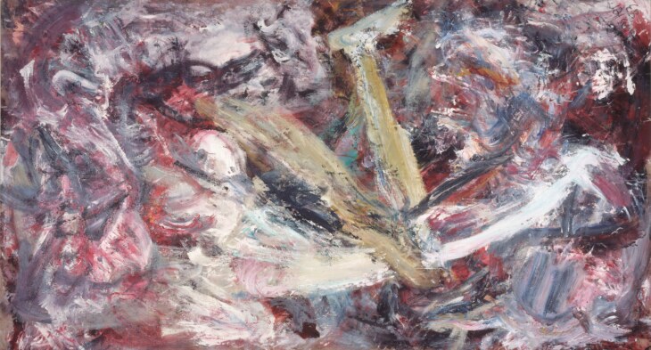 Acryl- und Ölmalerei von Martin Disler, Ohne Titel, 1983-1985