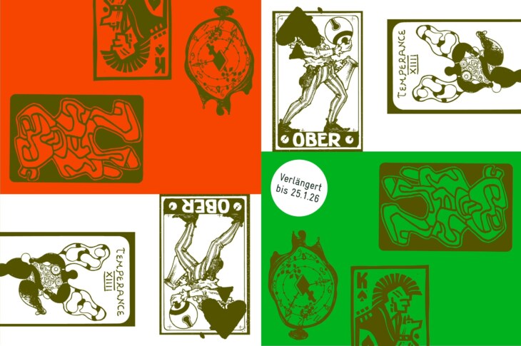 Keyvisual der Ausstellung SpielKartenKunst