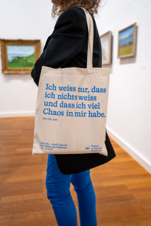 Stofftasche - Otto Dix Zitat