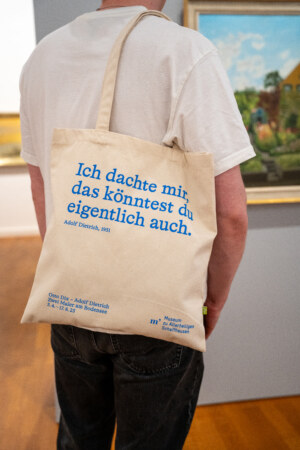 Stofftasche - Adolf Dietrich Zitat
